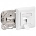 68721 CAT 6a WALL PLATE FLUSH MOUNTING WHITE