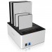 ICY BOX IB-141CL-U3 DOCKING STATION, 4x SATA 2,5"/3,5" USB 3.0 ALUMINIUM / 20919