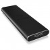 ICY BOX IB-183M2 EXTERNAL M2 SATA SSD CASE USB 3.0 ALUMINIUM /600831