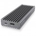ICY BOX IB-1817M-C31 EXTERNAL TYPE-C ALUMINUM ENCLOSURE FOR M.2 NVMe SSD/60509