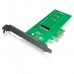 ICY BOX IB-PCI208 PCI-Card, M.2 PCIe SSD to PCIe 3.0 x4 Host   60092