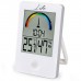 LIFE iTEMP WHITE THERMOMETER/HYGROMETER WITH CLOCK