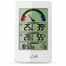 LIFE MONSOON WEATHER STATION WITH WIRELESS OUTDOOR SENSOR CLOCK, WHITE COLOR