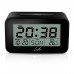 LIFE SUNRISE ALARM CLOCK WITH THERMOMETER, BLACK COLOR