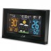 LIFE TUNDRA CURVED WEATHER STATION WITH ADAPTOR, WIRELESS OUTDOOR SENSOR, CLOCK & ALARM