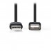 NEDIS CCGP60010BK30 USB 2.0 Cable , A Male - A Female, 3.0 m, Black