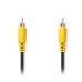 NEDIS CVGP24100BK50 Composite Video Cable, RCA Male - RCA Male, 5m, Black