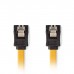 NEDIS CCGP73250YE05 SATA 6Gb/s Data Cable, SATA 7-pin Female with Lock - SATA 7-