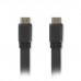 NEDIS CVGP34100BK50 Flat High Speed HDMI Cable with Ethernet HDMI Connector-HDMI