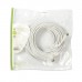 NEDIS CSGP40000WT100 Coax Cable 90dB IEC (Coax) Male-IEC (Coax) Female 10m White