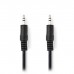 NEDIS CAGP22000BK30 Stereo Audio Cable 3.5 mm Male - 3.5 mm Male 3.0 m Black