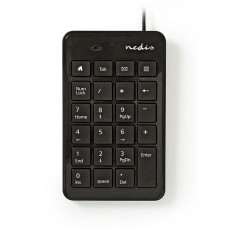 NEDIS KBNM100BK Wired Numeric Keypad USB Black