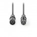 NEDIS COTH15010GY15 Balanced XLR Audio Cable XLR 3-Pin Male - XLR 3-Pin Female 1