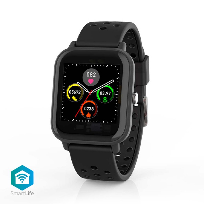 NEDIS BTSW002BK Smart Watch LCD Display IP68 Maximum operating time: 7200min And